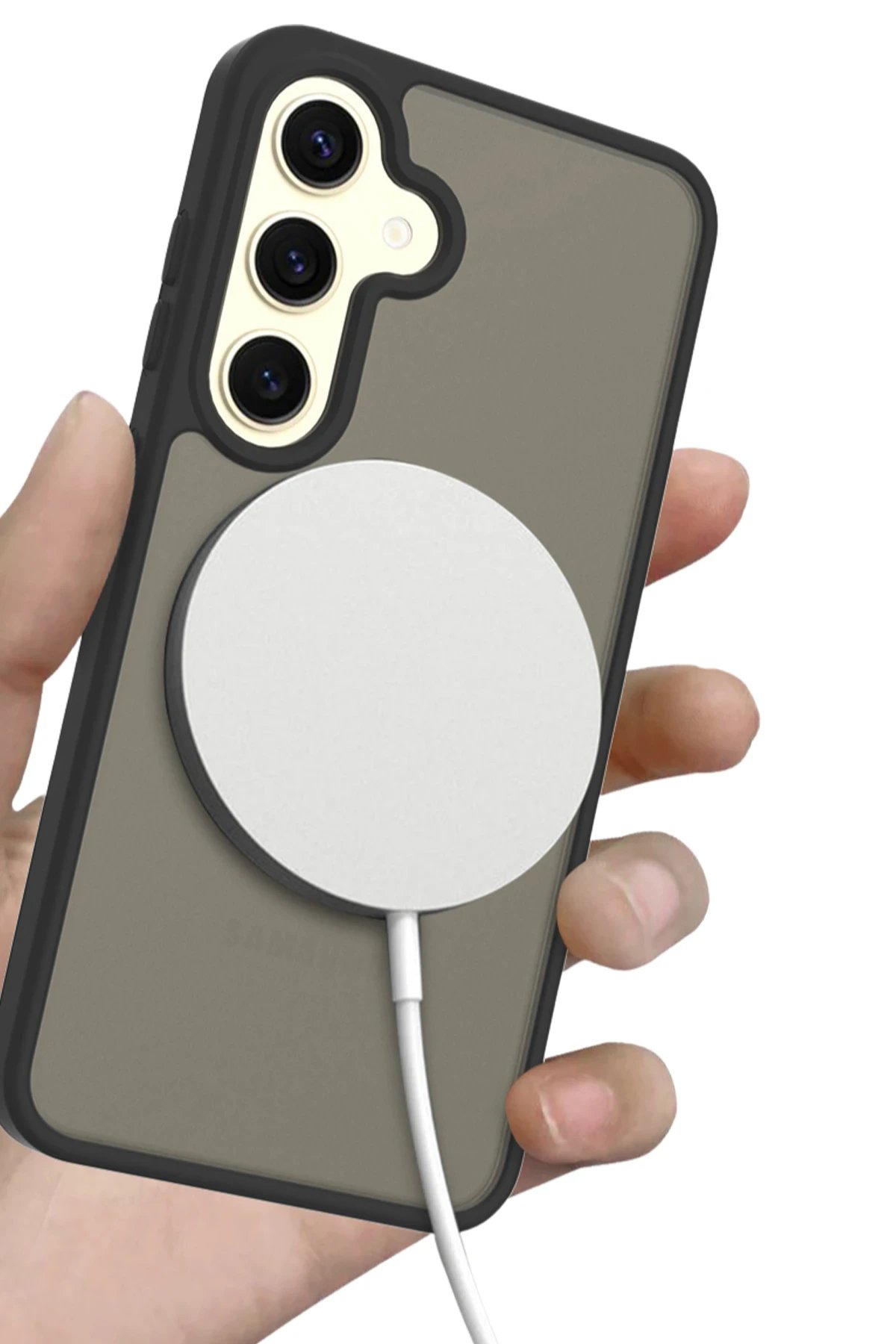 Joko Samsung Galaxy S25 Jota Magsafe Kapak - Pudra