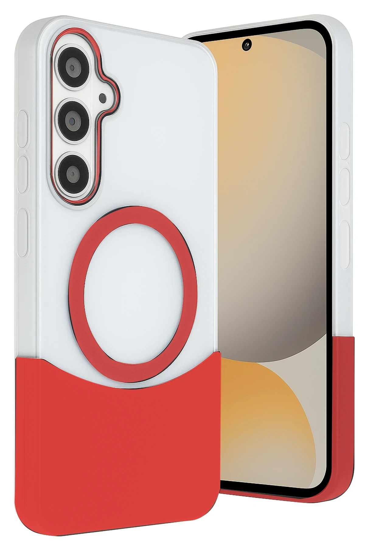 Joko Samsung Galaxy S24 FE Velar Magsafe Kapak - Kırmızı