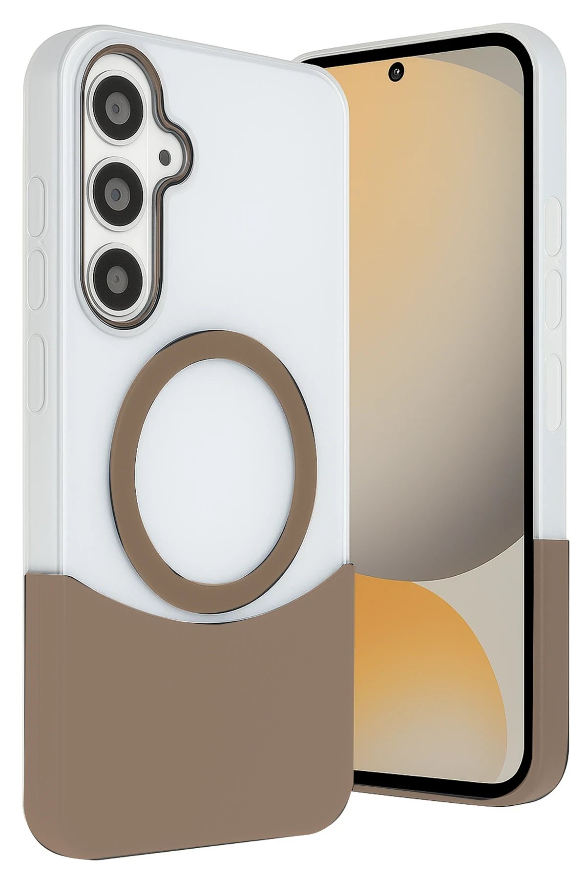 Joko Samsung Galaxy S24 FE Velar Magsafe Kapak - Çöl Titanyum