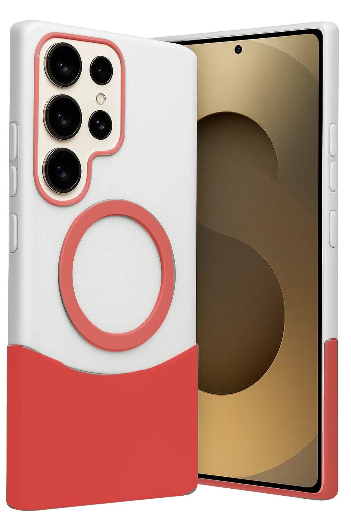 Joko Samsung Galaxy S25 Ultra Velar Magsafe Kapak - Kırmızı