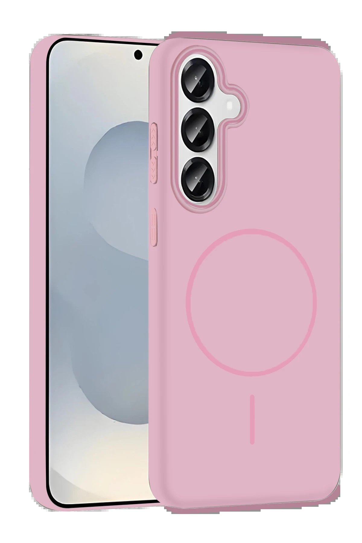 Joko Samsung Galaxy S25 Broş Magsafe Kapak - Pembe