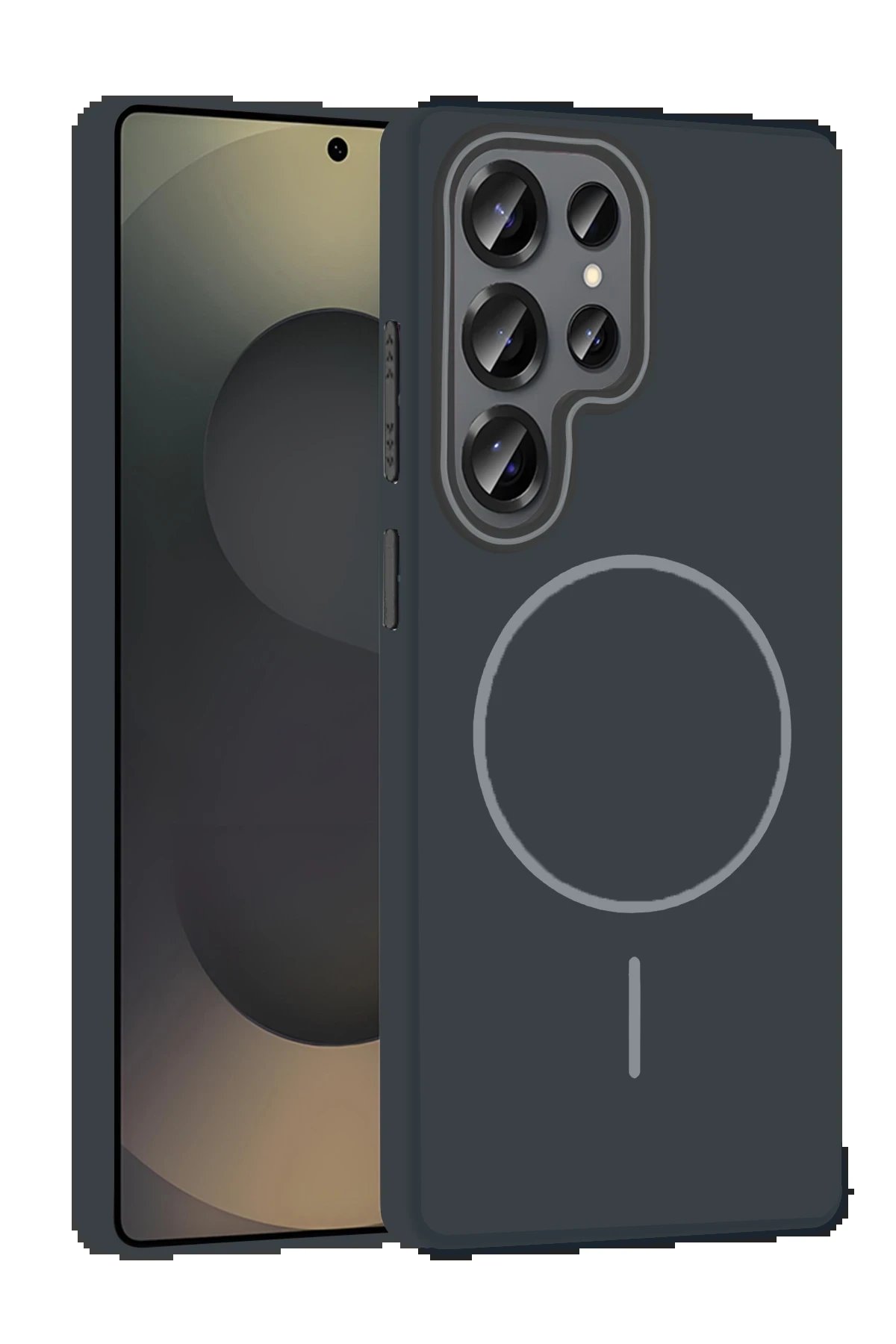 Joko Samsung Galaxy S25 Ultra Broş Magsafe Kapak - Füme