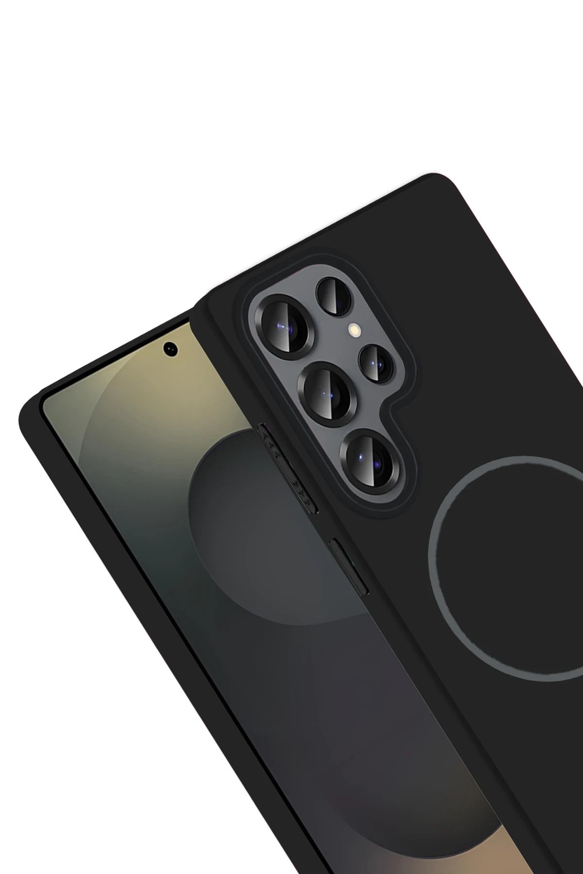 Joko Samsung Galaxy S25 Ultra Broş Magsafe Kapak - Çöl Titanyum