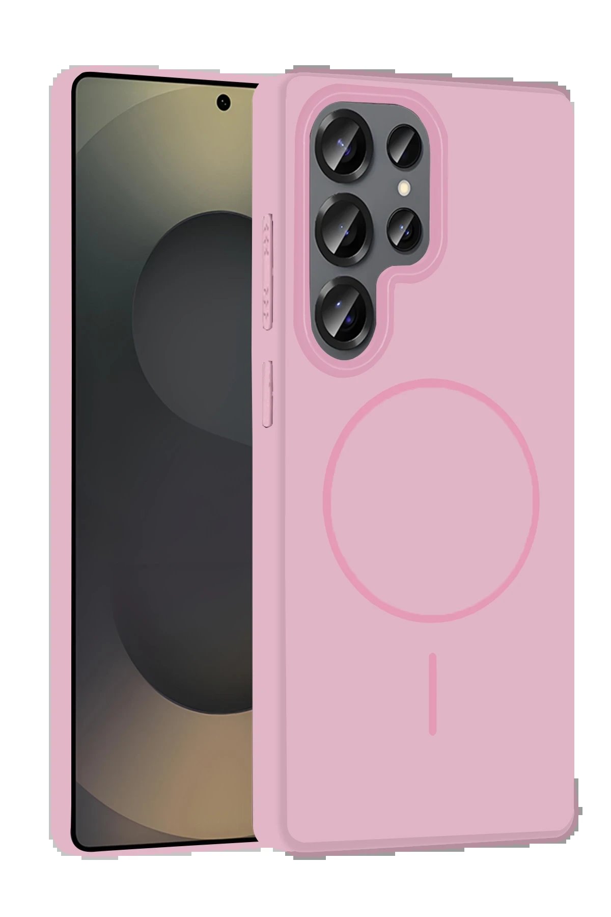 Joko Samsung Galaxy S25 Ultra Broş Magsafe Kapak - Pembe