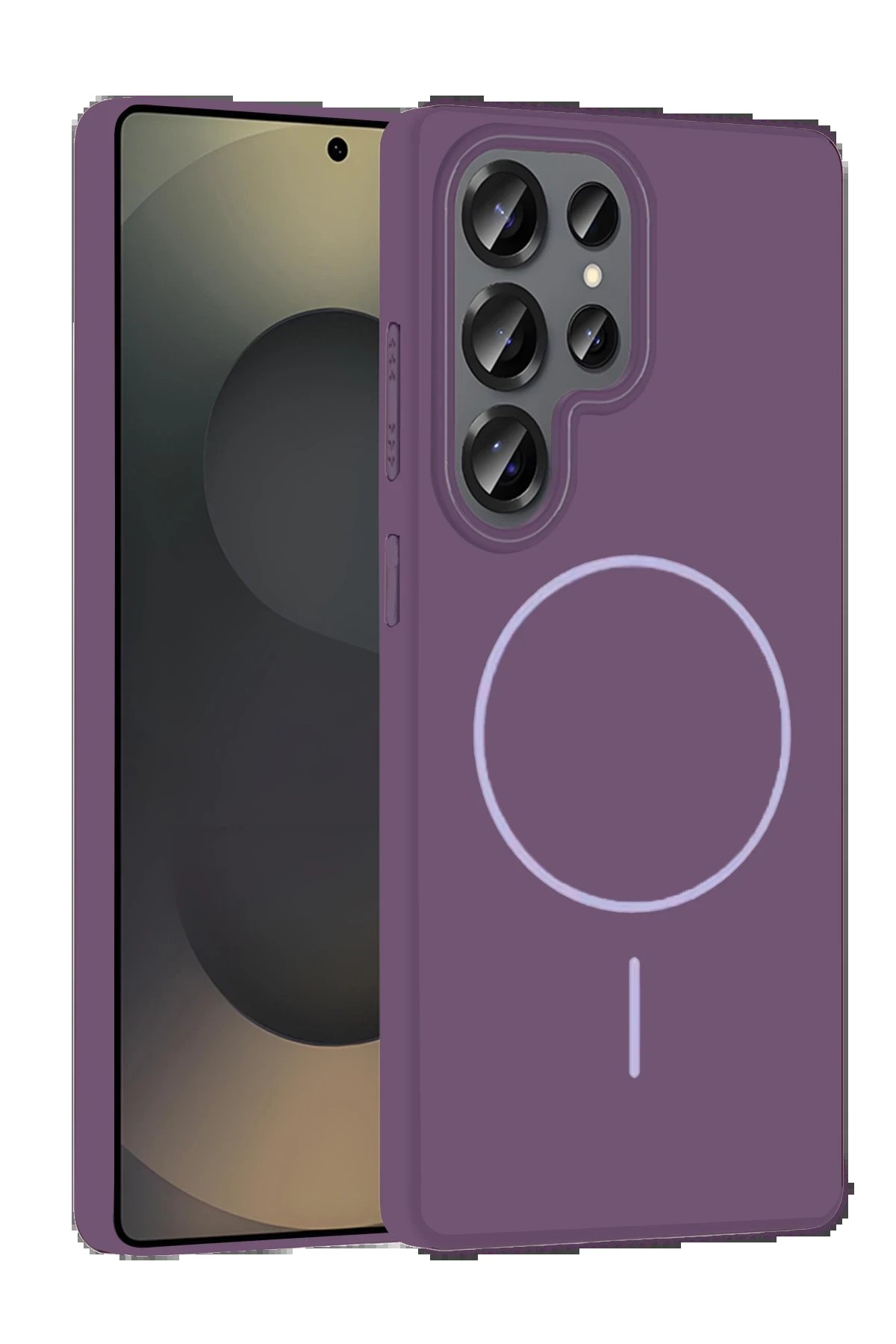 Joko Samsung Galaxy S25 Ultra Broş Magsafe Kapak - Mor