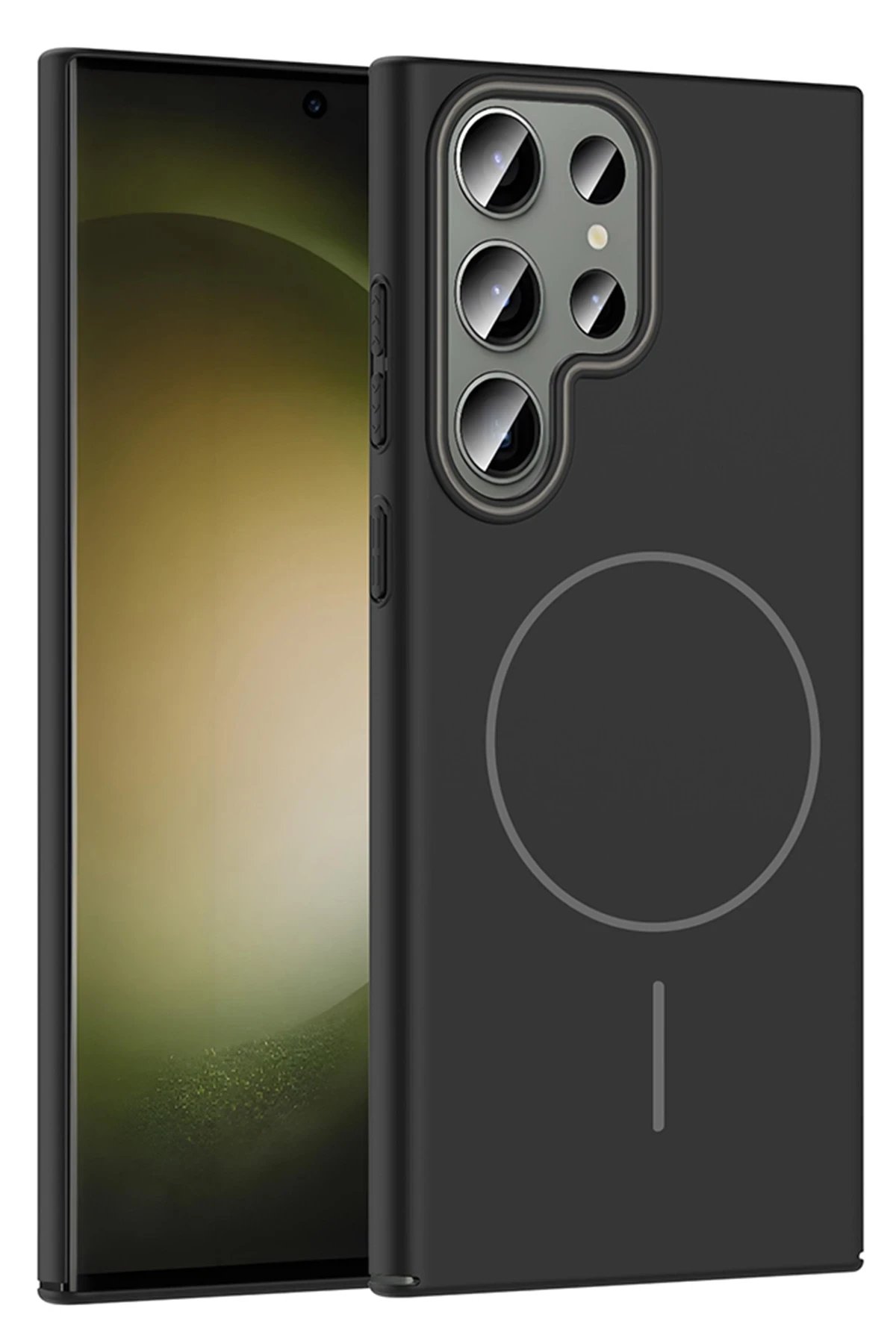 Joko Samsung Galaxy S24 Ultra Broş Magsafe Kapak - Siyah