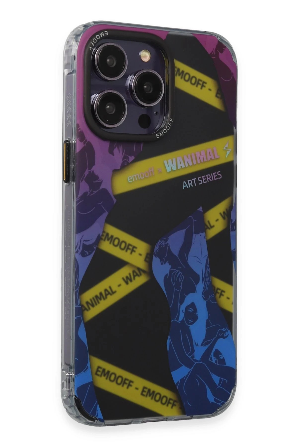 Keep Off iPhone 14 Pro Kılıf Cat Desenli Kapak - Cat - 9