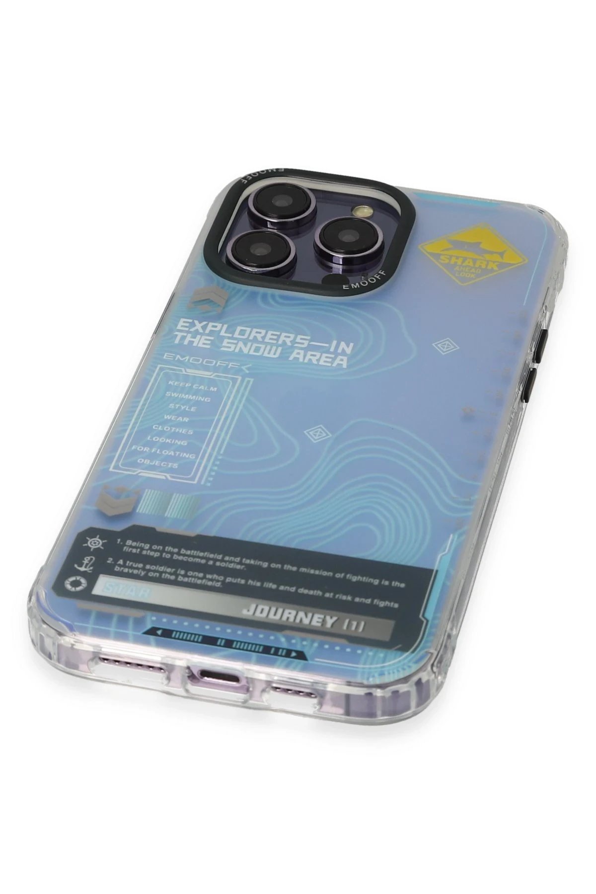 Keep Off iPhone 14 Pro Max Kılıf Cat Desenli Kapak - Cat - 14