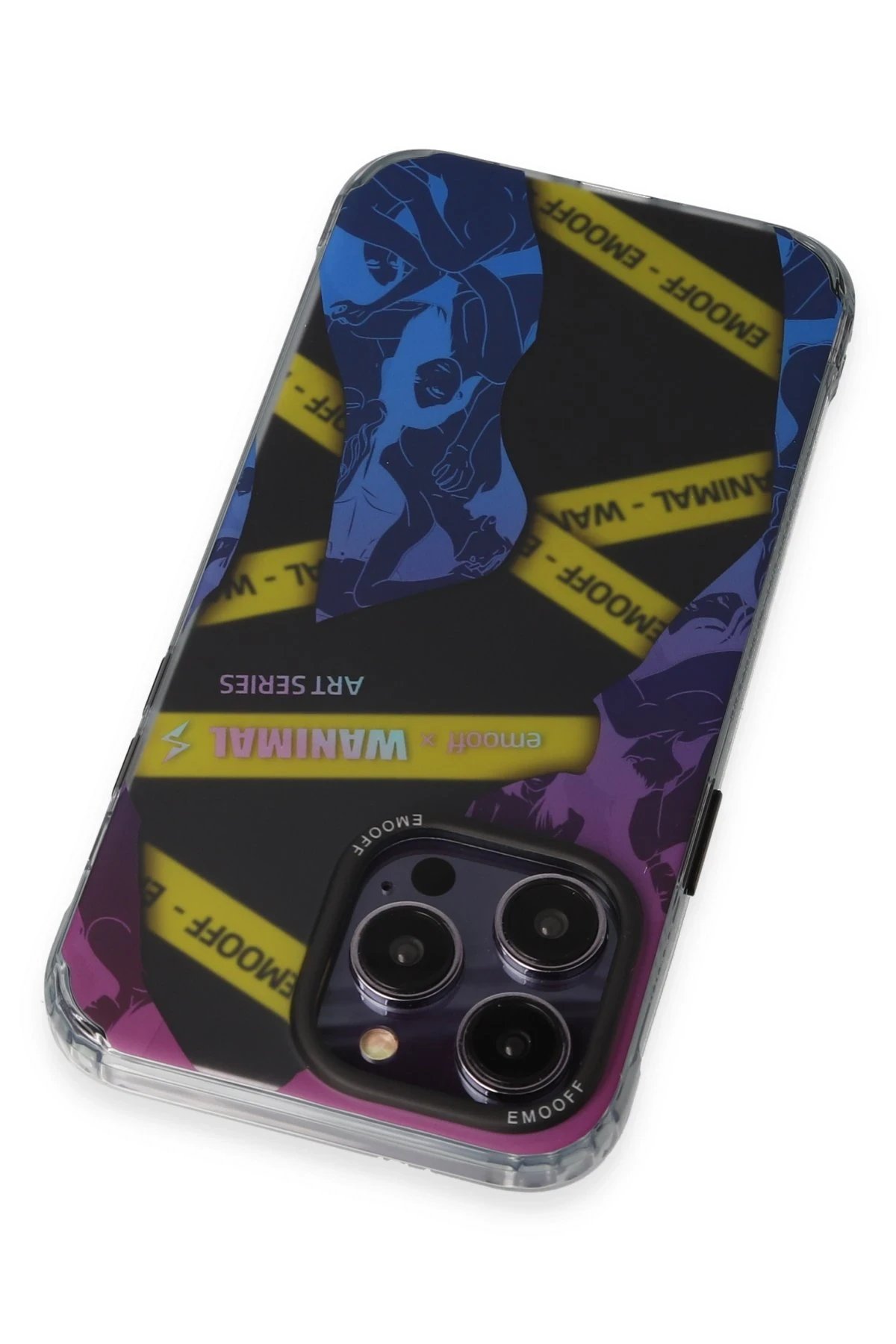 Keep Off iPhone 14 Pro Max Kılıf Cat Desenli Kapak - Cat - 9