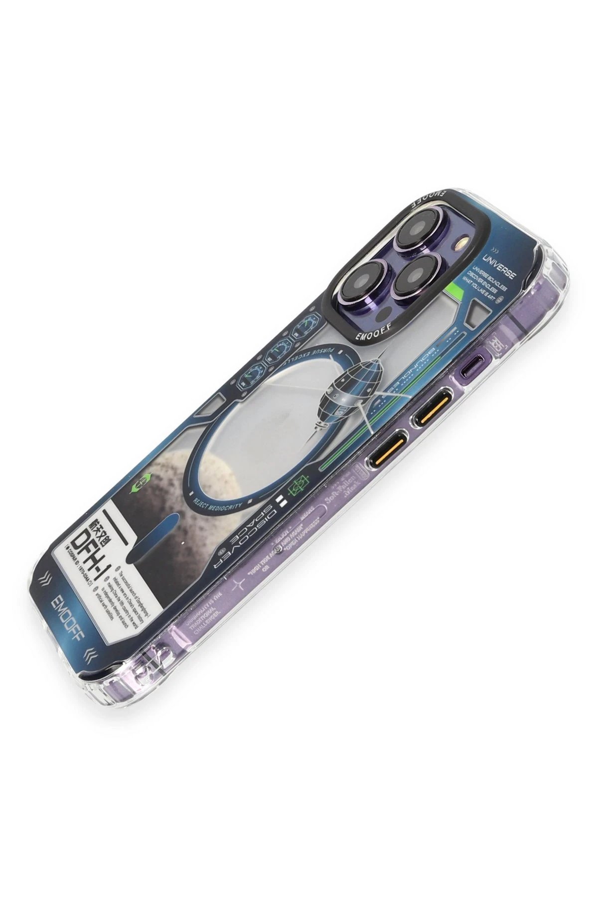 Keep Off iPhone 14 Pro Kılıf Clone Space Magsafe Kapak - Clone - 5