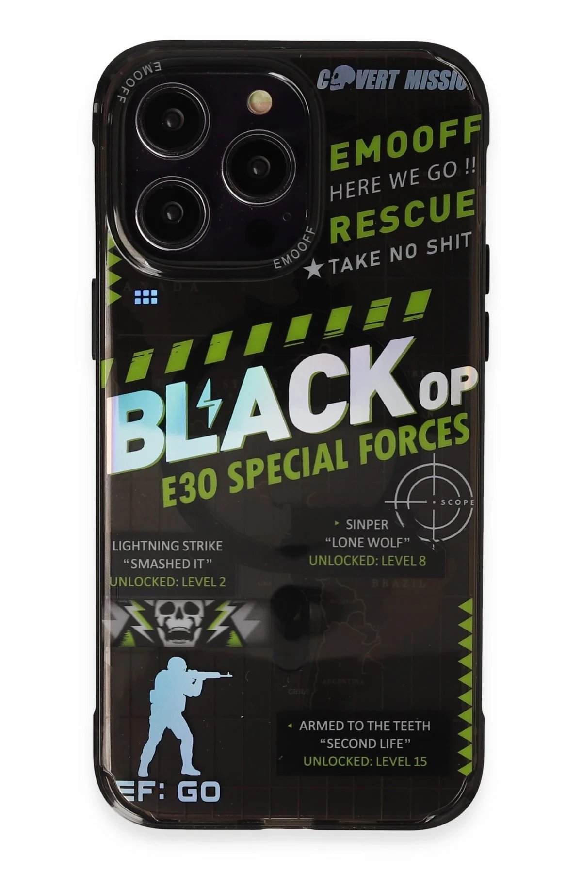 Keep Off iPhone 14 Pro Kılıf Clone Space Magsafe Kapak - Clone - 19