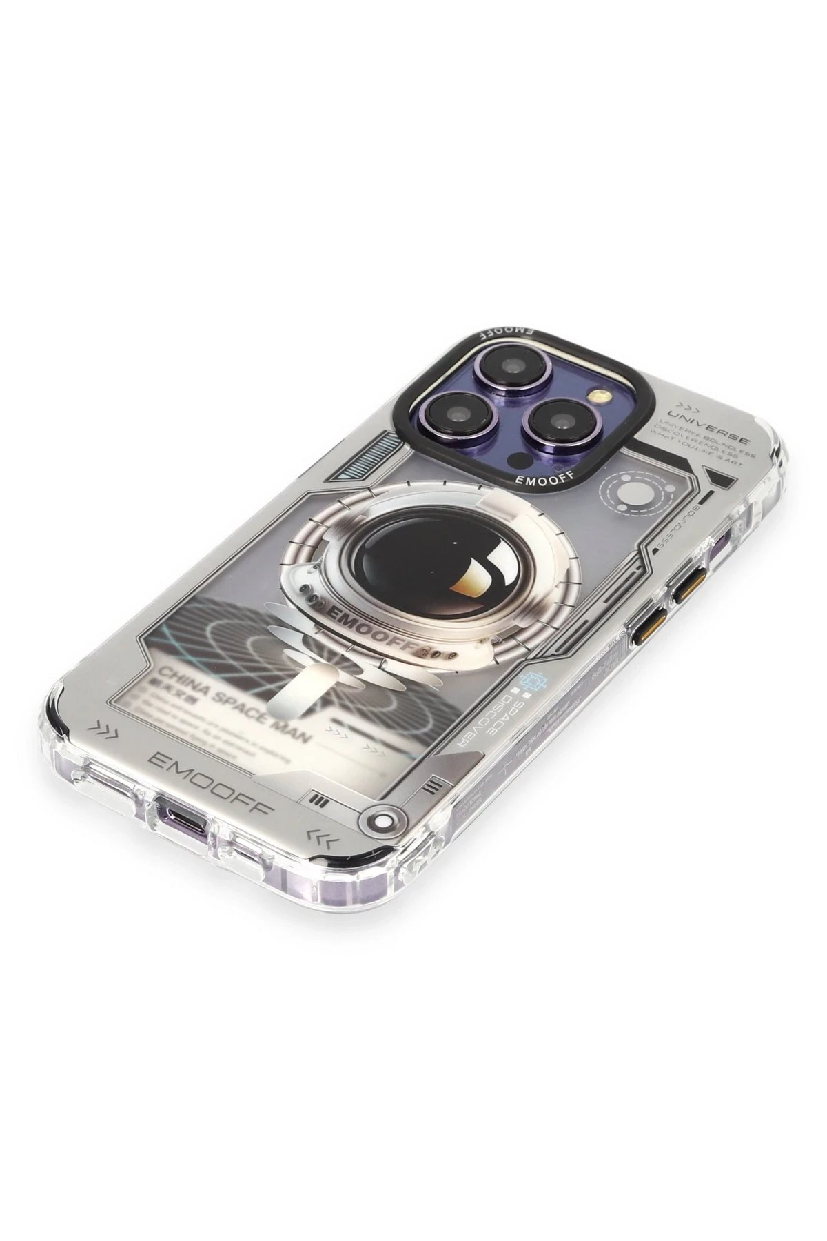 Keep Off iPhone 14 Pro Max Kılıf Clone Space Magsafe Kapak - Clone - 4