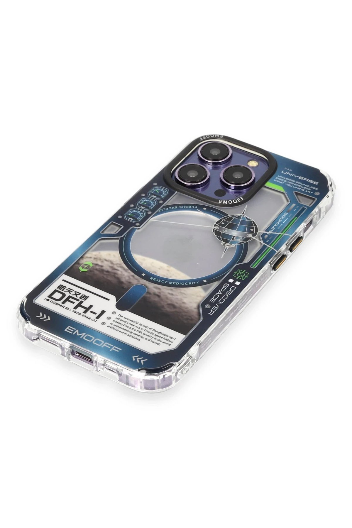 Keep Off iPhone 14 Pro Max Kılıf Clone Space Magsafe Kapak - Clone - 5