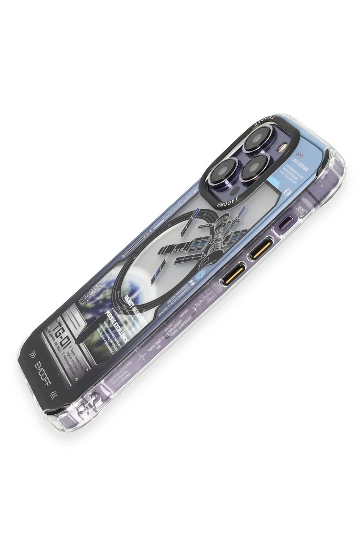 Keep Off iPhone 14 Pro Max Kılıf Clone Space Magsafe Kapak - Clone - 6