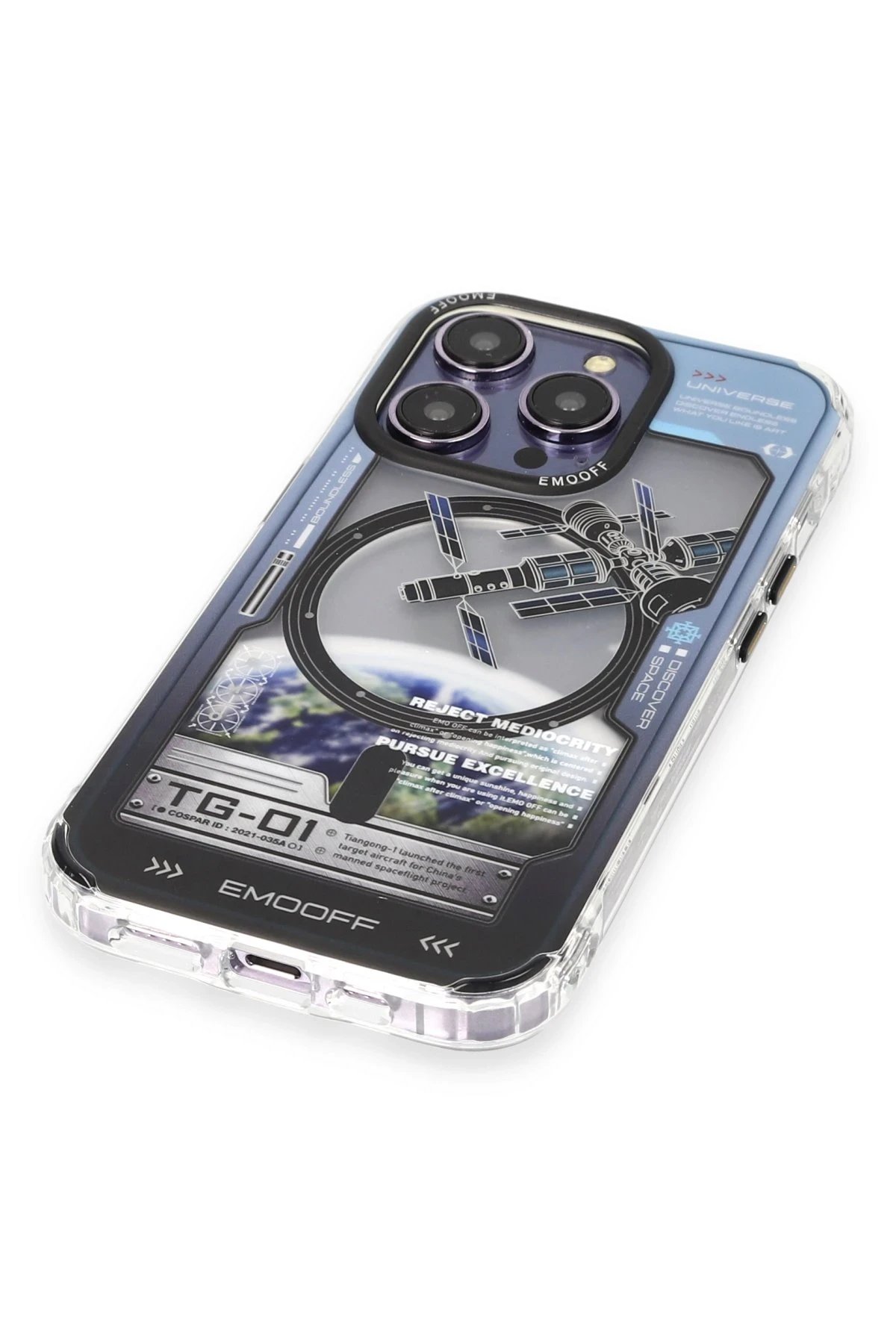 Keep Off iPhone 14 Pro Max Kılıf Clone Space Magsafe Kapak - Clone - 6