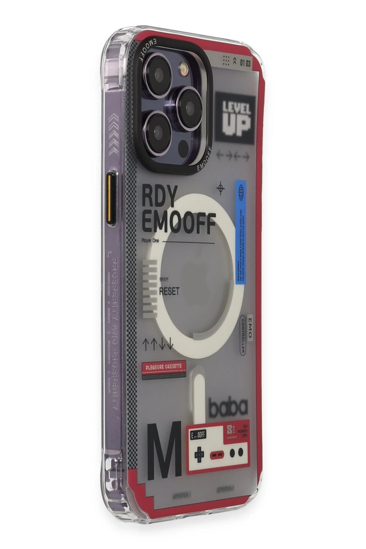 Keep Off iPhone 14 Pro Max Kılıf Clone Space Magsafe Kapak - Clone - 15