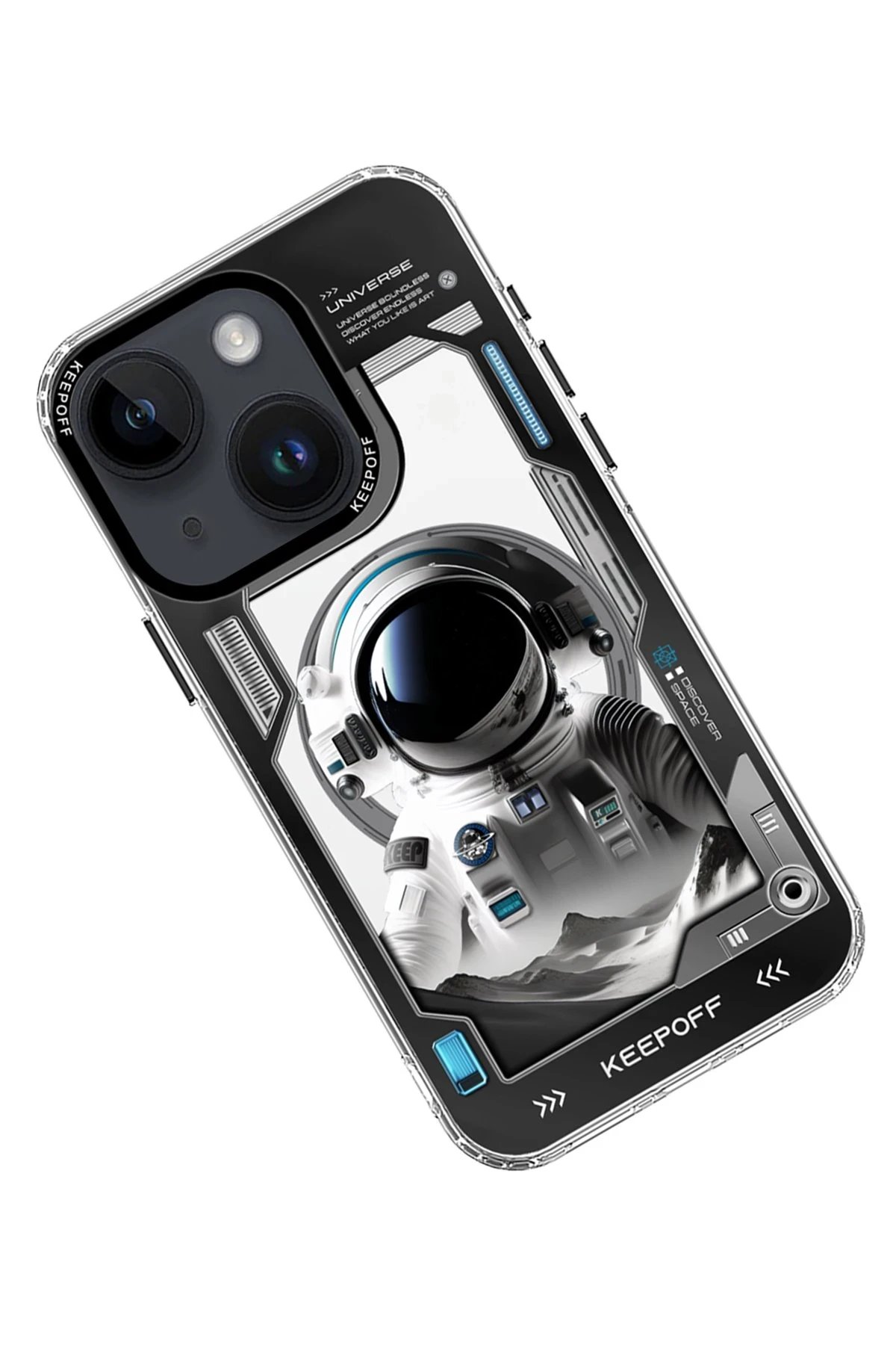 Keep Off iPhone 15 Aerospace Magsafe Kapak - Spaceman