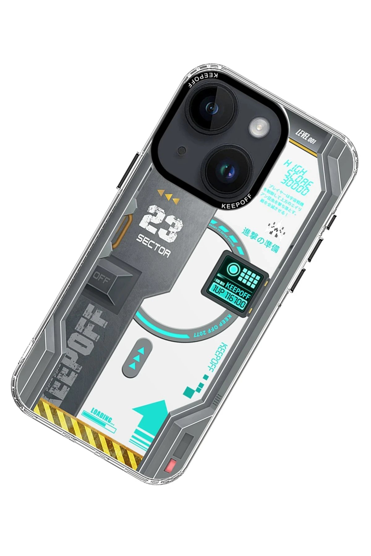 Keep Off iPhone 15 Future Armor Magsafe Kapak - Advance Attack