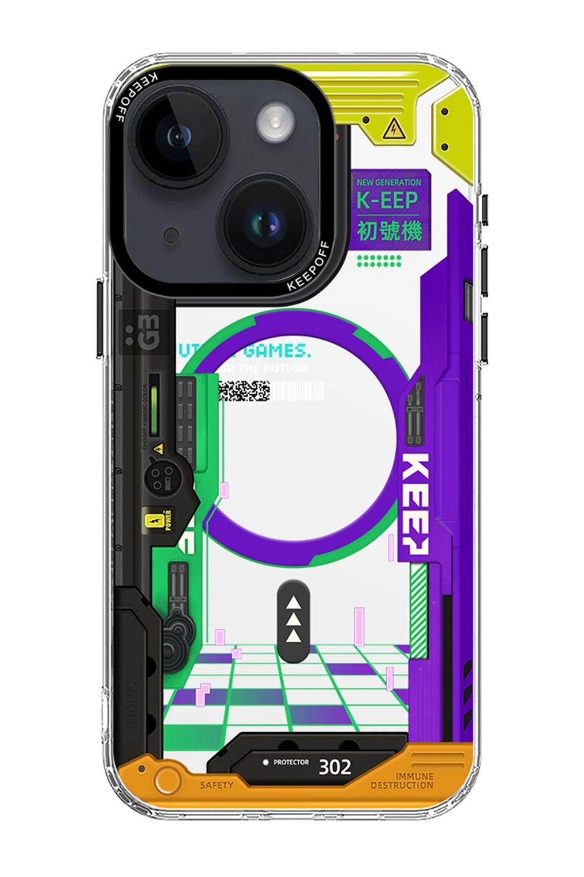 Keep Off iPhone 15 Future Armor Magsafe Kapak - No1 Machine