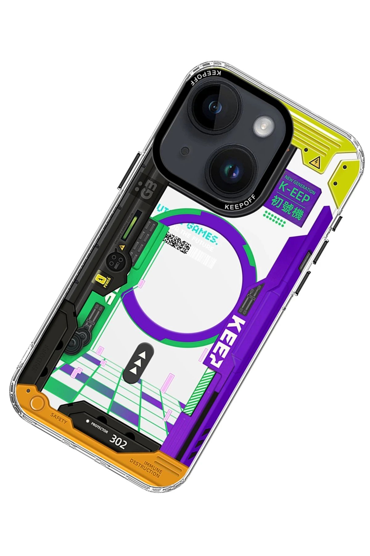 Keep Off iPhone 15 Future Armor Magsafe Kapak - No1 Machine