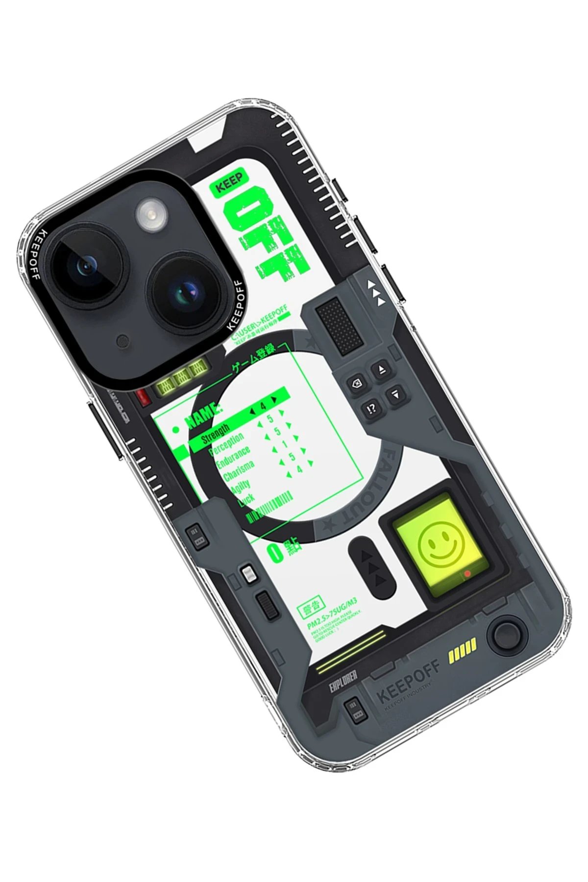 Keep Off iPhone 15 Future Armor Magsafe Kapak - Radiation