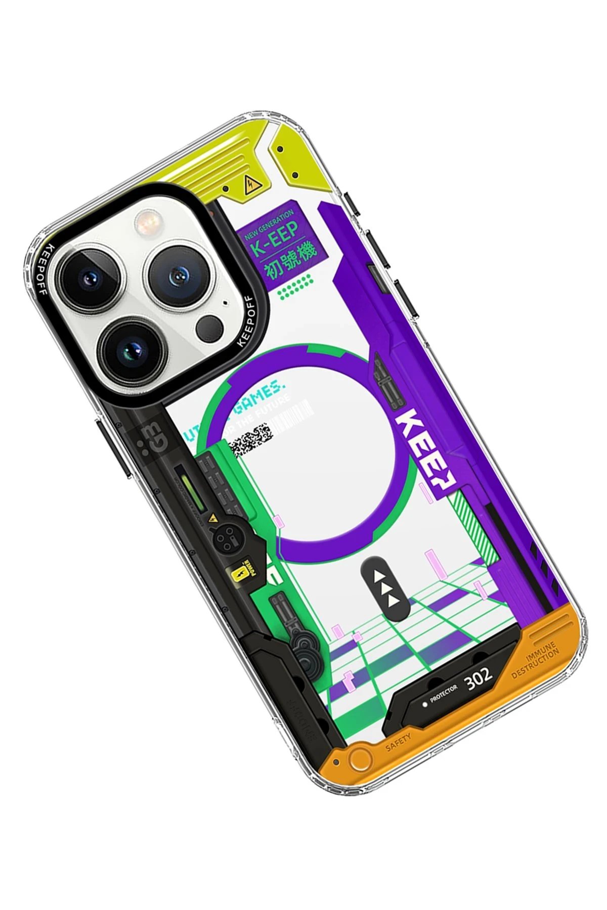 Keep Off iPhone 15 Pro Future Armor Magsafe Kapak - No1 Machine