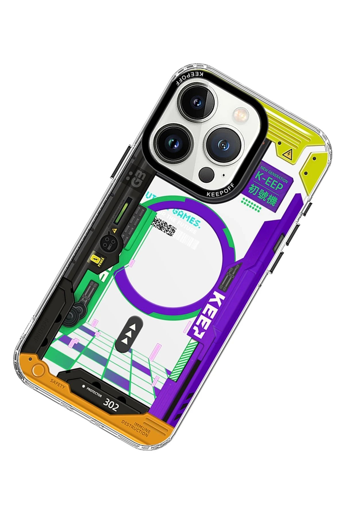 Keep Off iPhone 15 Pro Max Future Armor Magsafe Kapak - No1 Machine