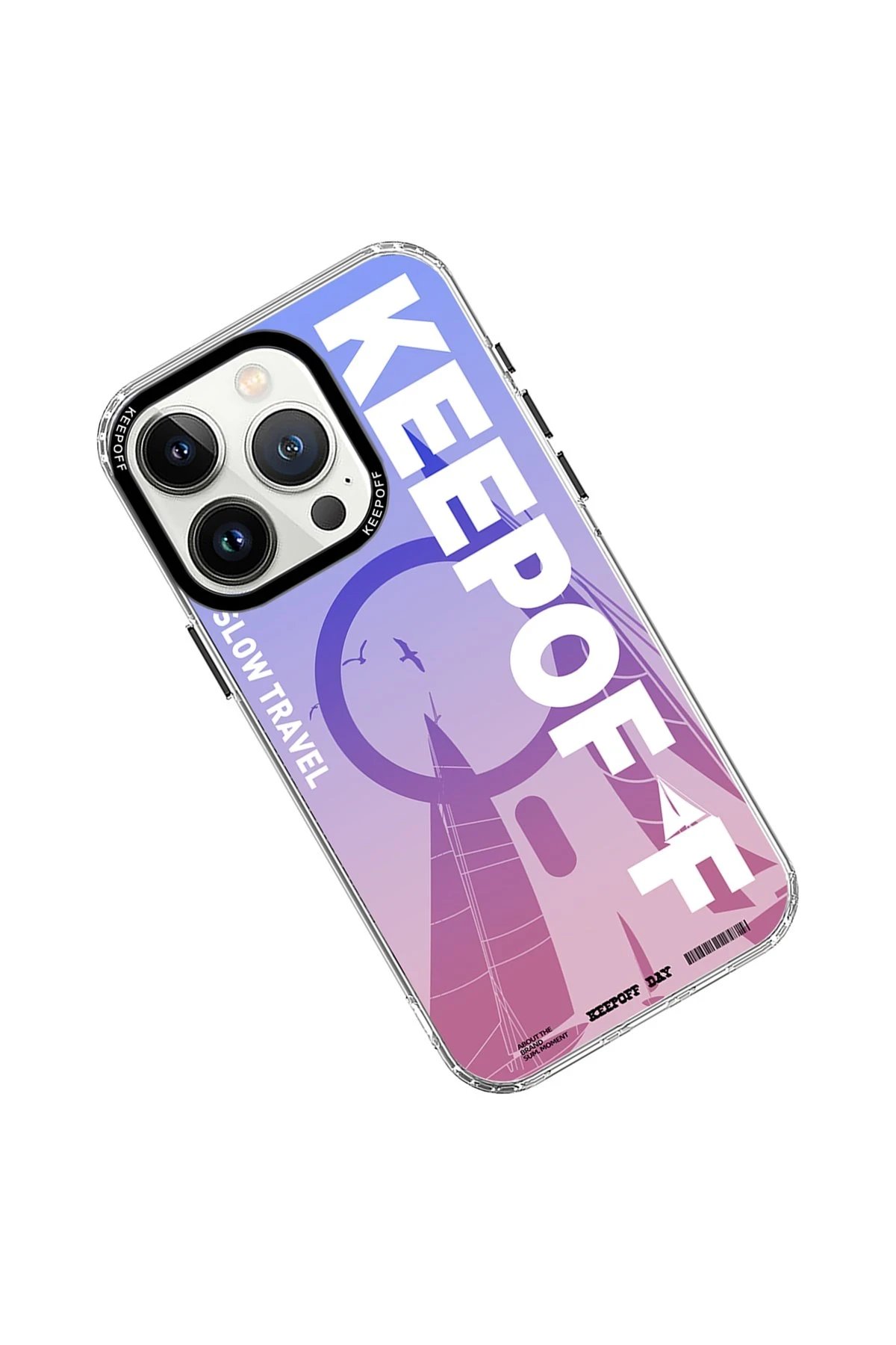 Keep Off iPhone 15 Pro Summer Travel Magsafe Kapak - Quiet Wandering