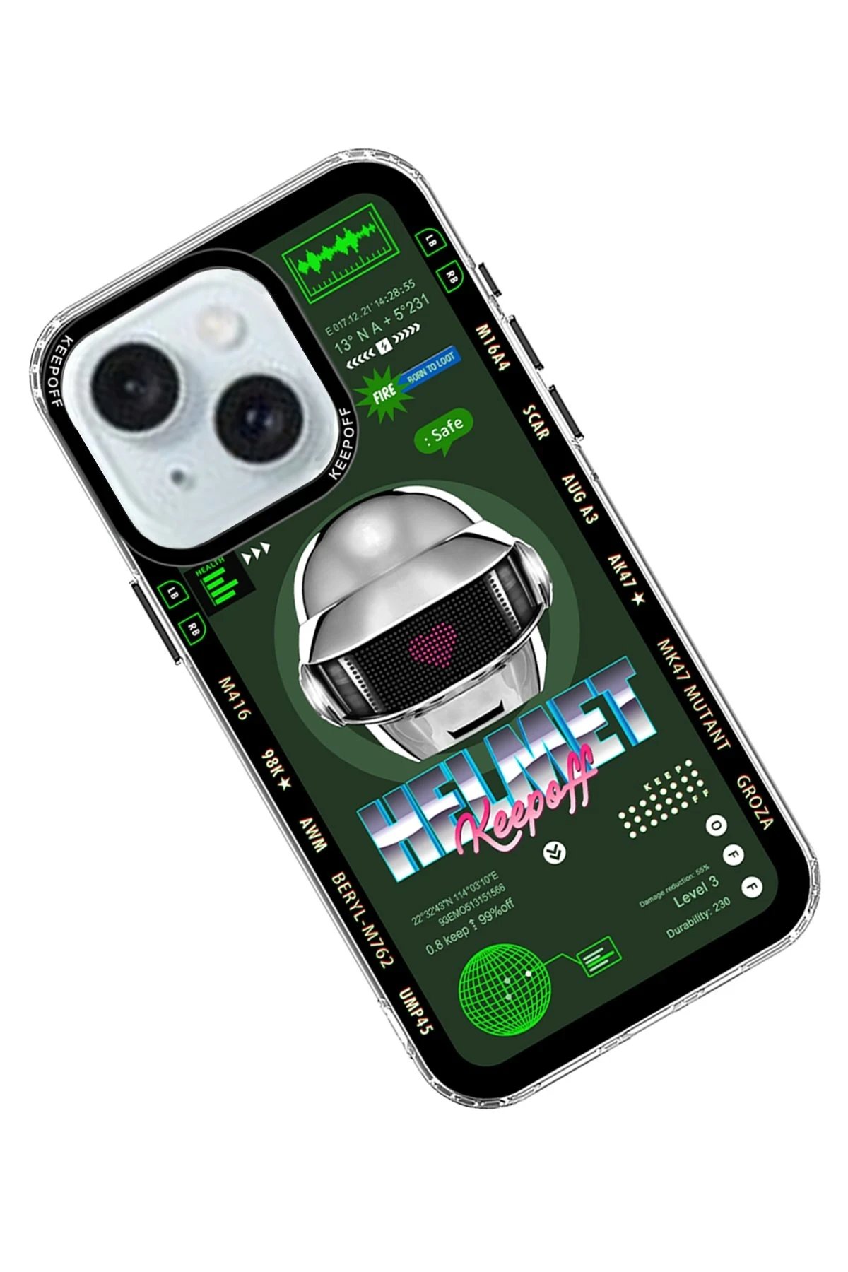 Keep Off iPhone 15 Parallel Space Time Magsafe Kapak - Metal Confession