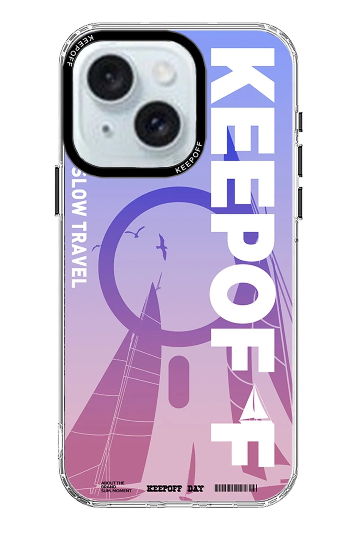 Keep Off iPhone 15 Summer Travel Magsafe Kapak - Quiet Wandering