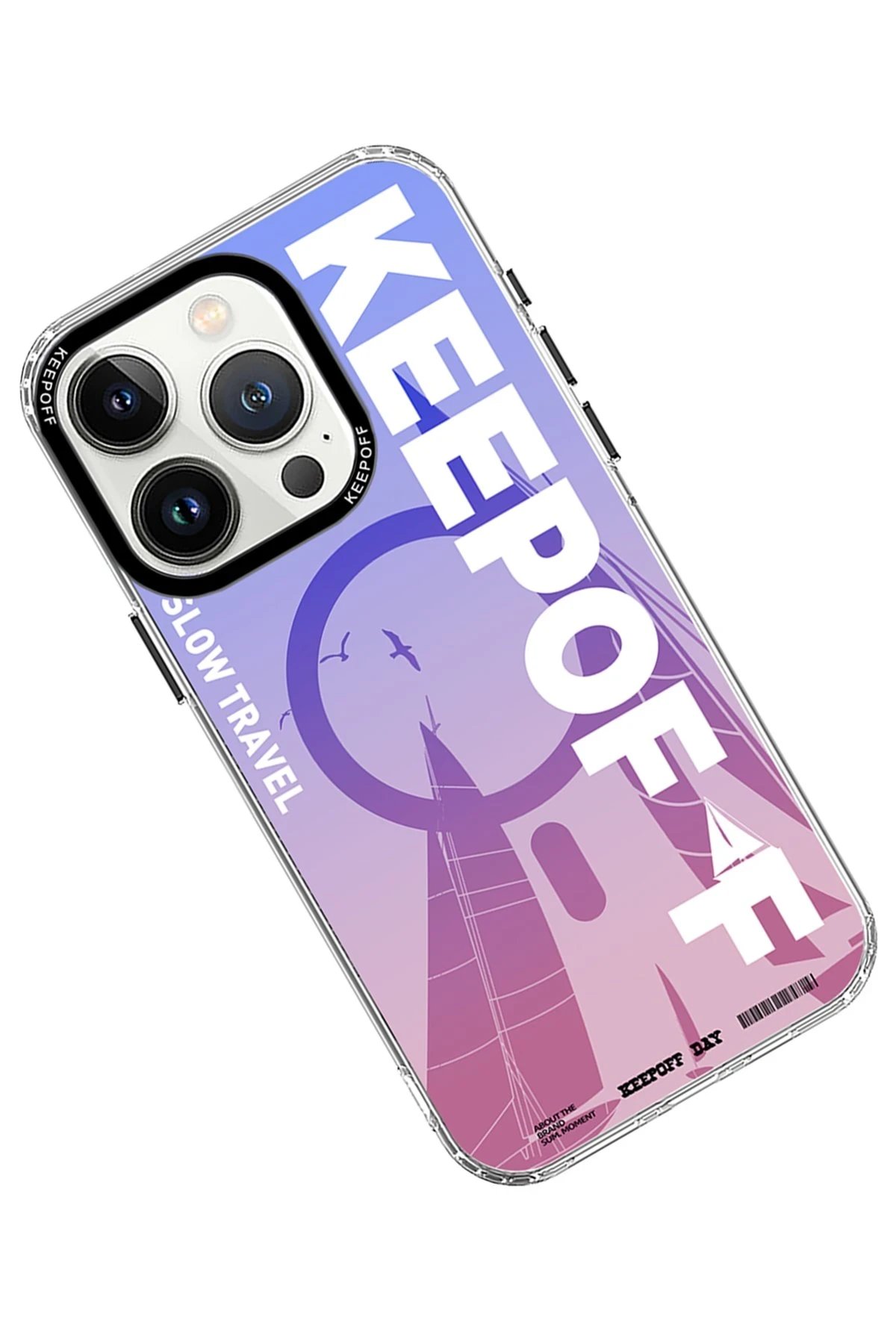 Keep Off iPhone 15 Pro Max Summer Travel Magsafe Kapak - Quiet Wandering