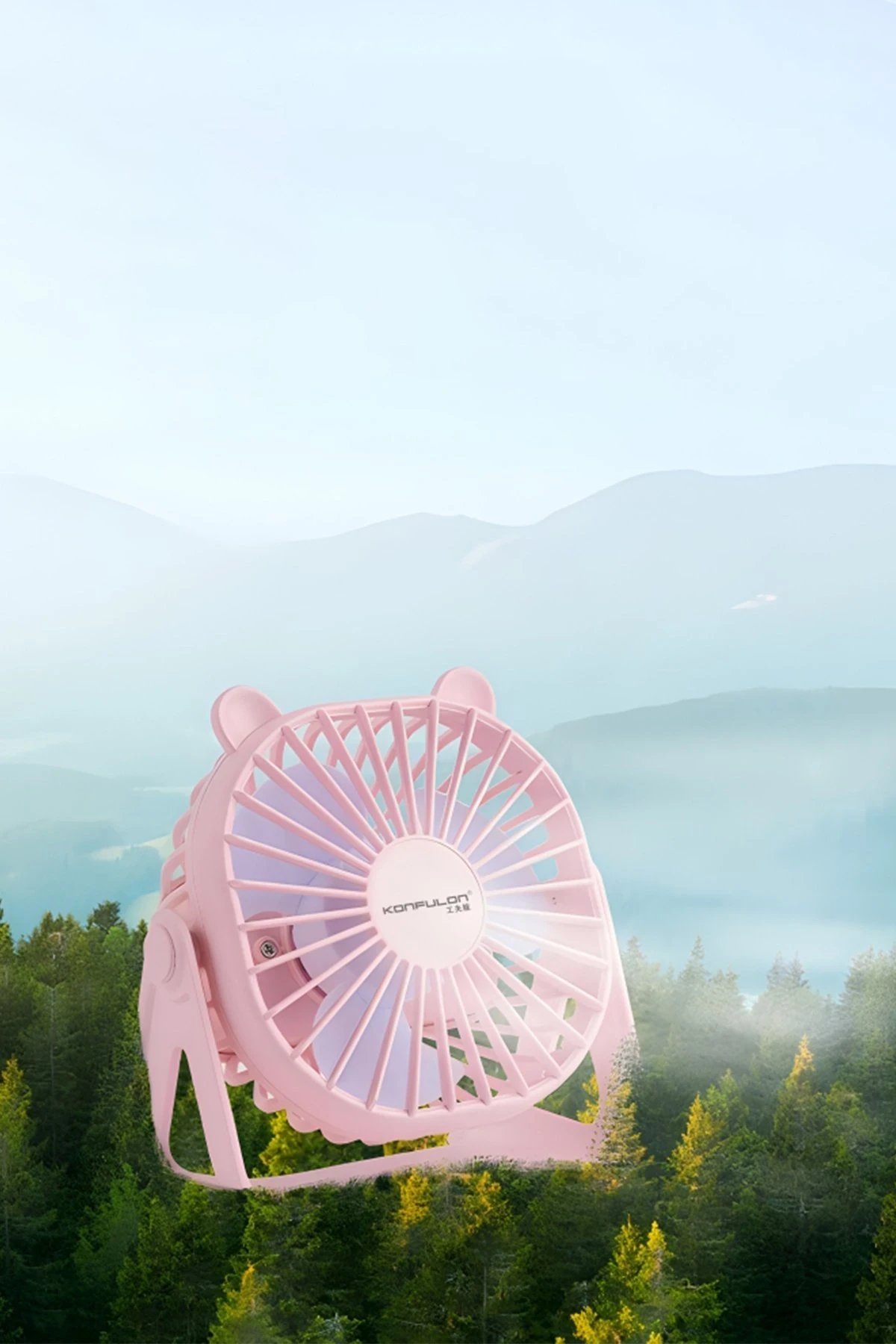 Konfulon FS23 Masaüstü Soğutma Fanı - Beyaz