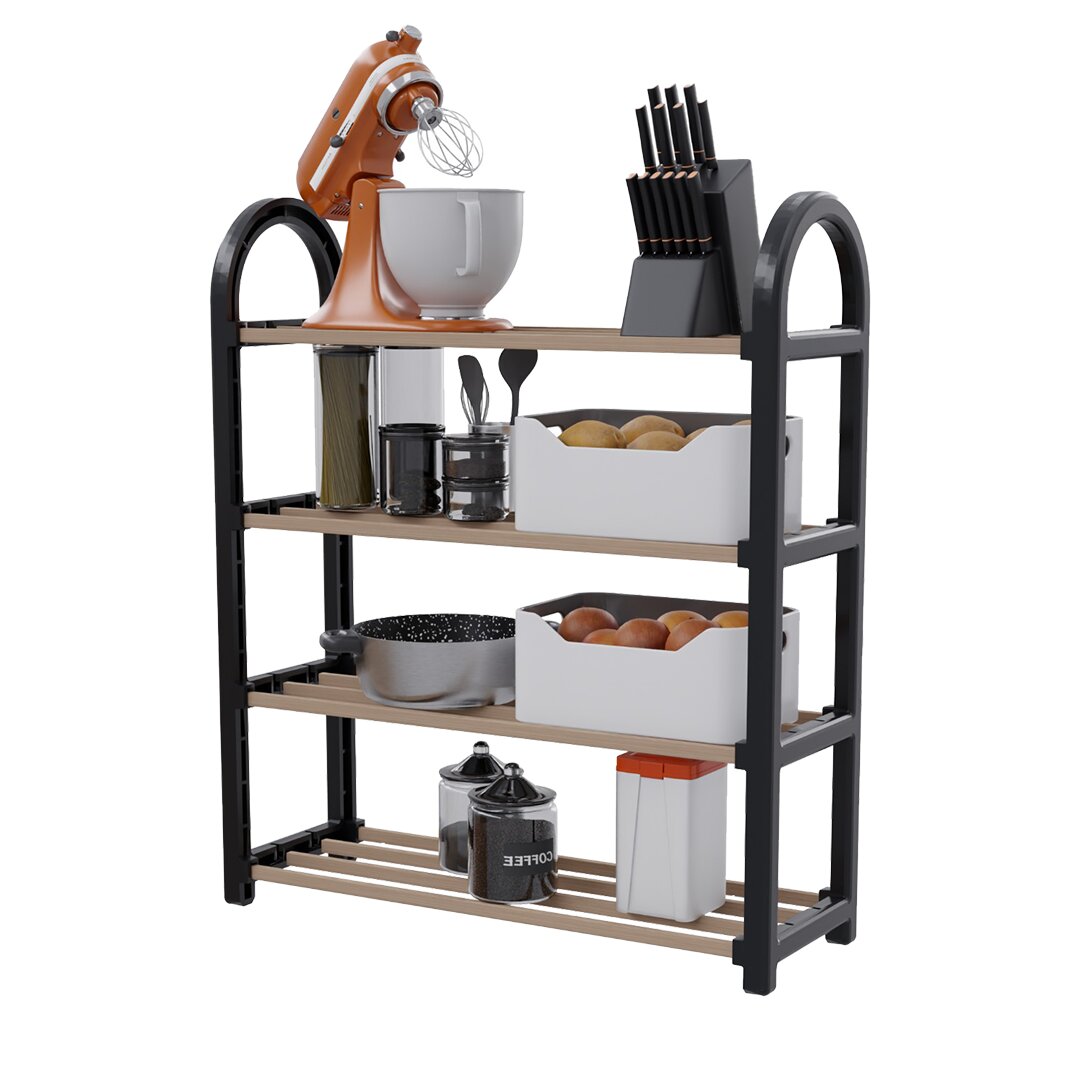 MASİF AHŞAP 4 KATLI AYAKKABILIK