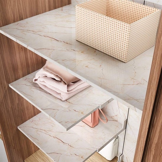 Mermer Desenli Masa Tezgah Mutfak Su Geçirmez Yapışkanlı Folyo Sticker Bej 5x0,6m