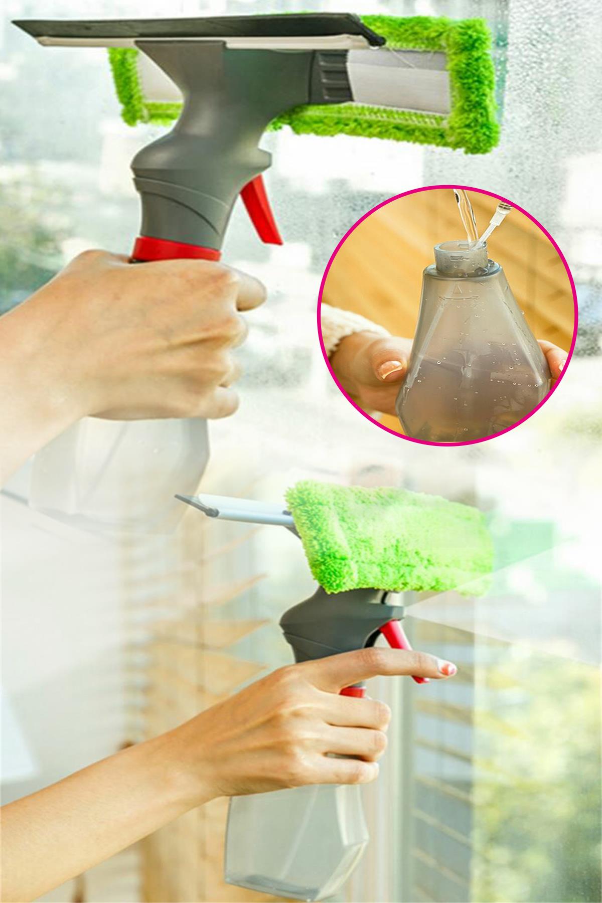 Microfiber Deterjan Hazneli Spreyli Camsil