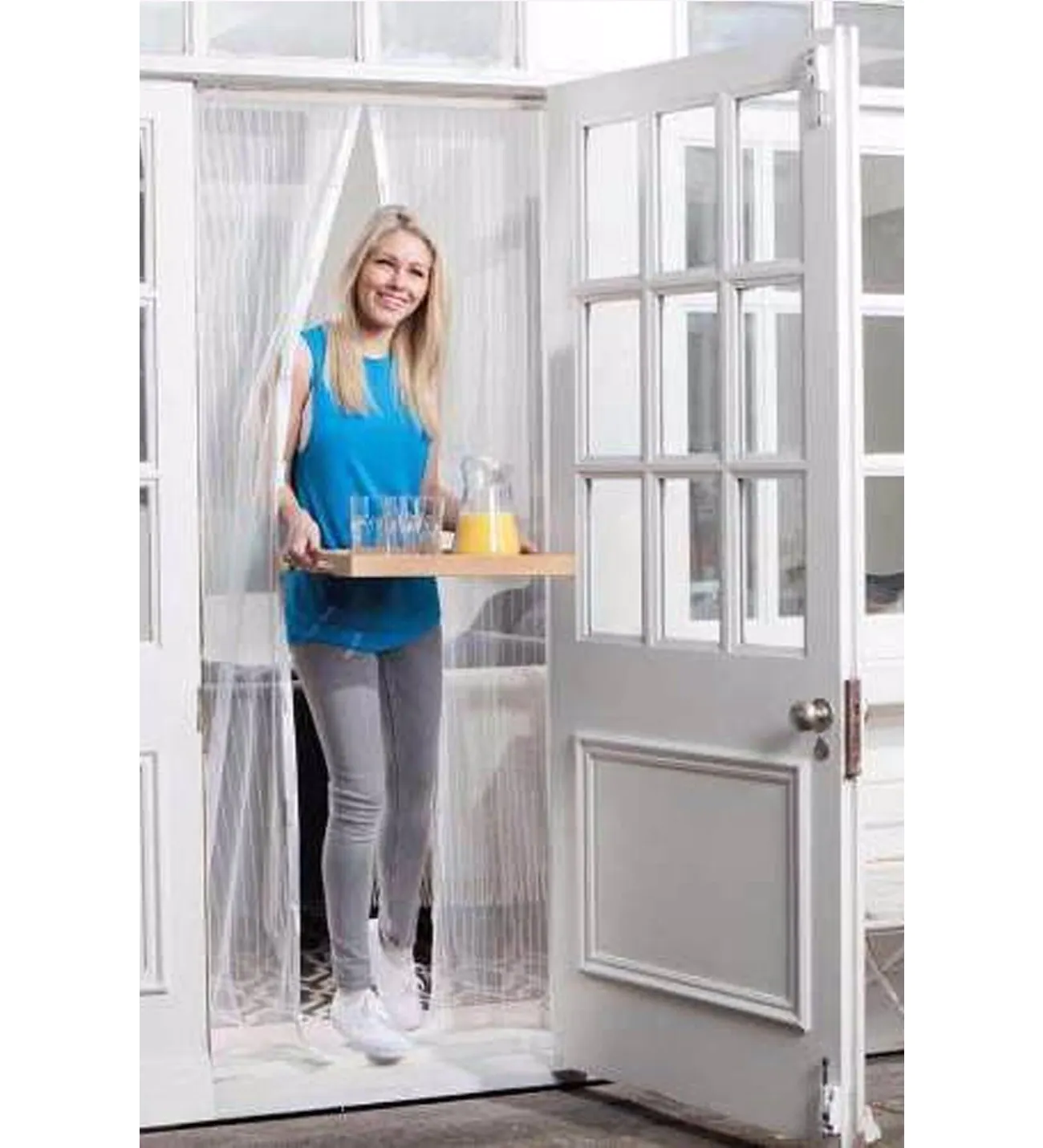 Mıknatıslı Kapı Sinekliği Tül Perde 105 x 205 cm