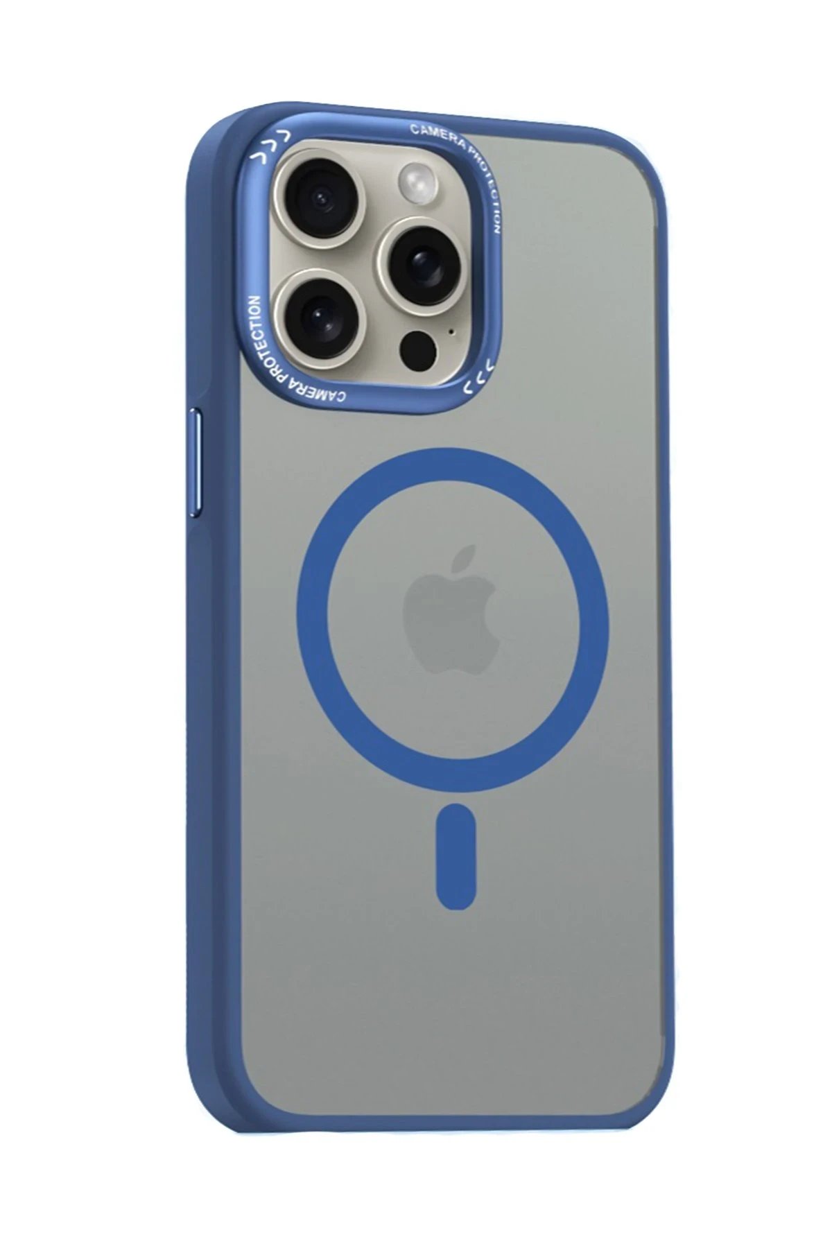 Movenchy iPhone 14 Pro Max Kılıf Radyant Magsafe Kapak - Lacivert