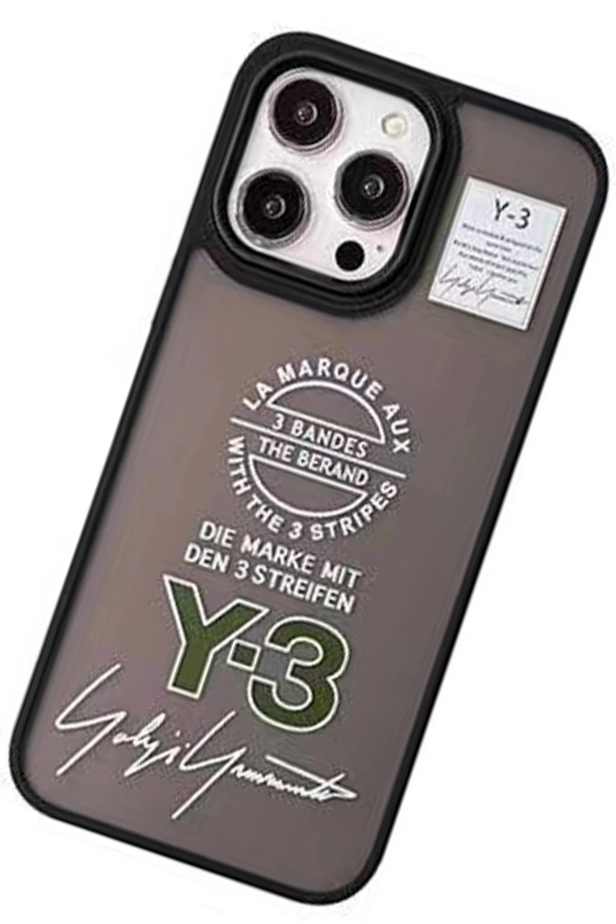 Movenchy iPhone 14 Pro Terra Desenli Kapak - Siyah - 1