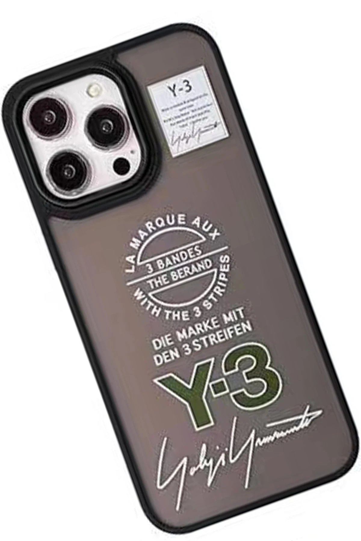 Movenchy iPhone 14 Pro Terra Desenli Kapak - Siyah - 1