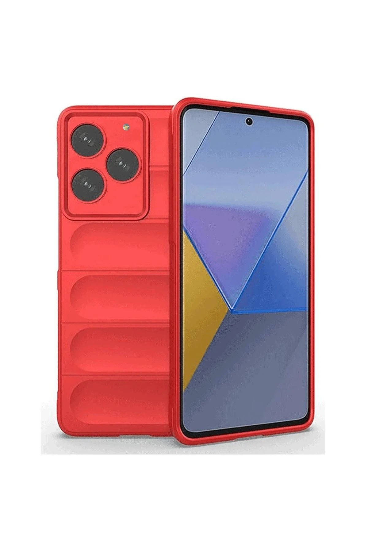 Newface General Mobile Era 50 Kılıf Optimum Silikon - Kırmızı