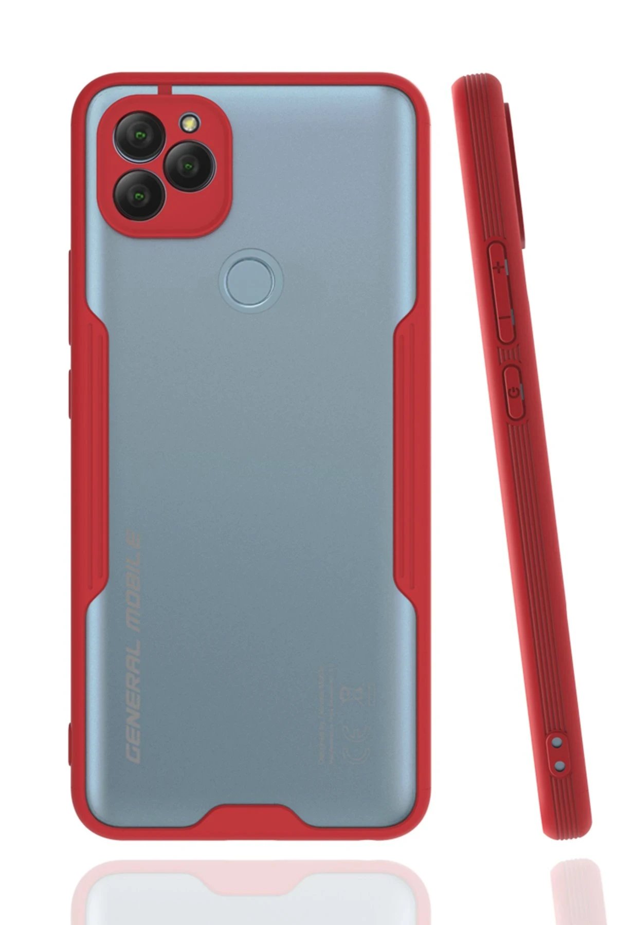 Newface General Mobile GM 22 Kılıf Platin Silikon - Kırmızı