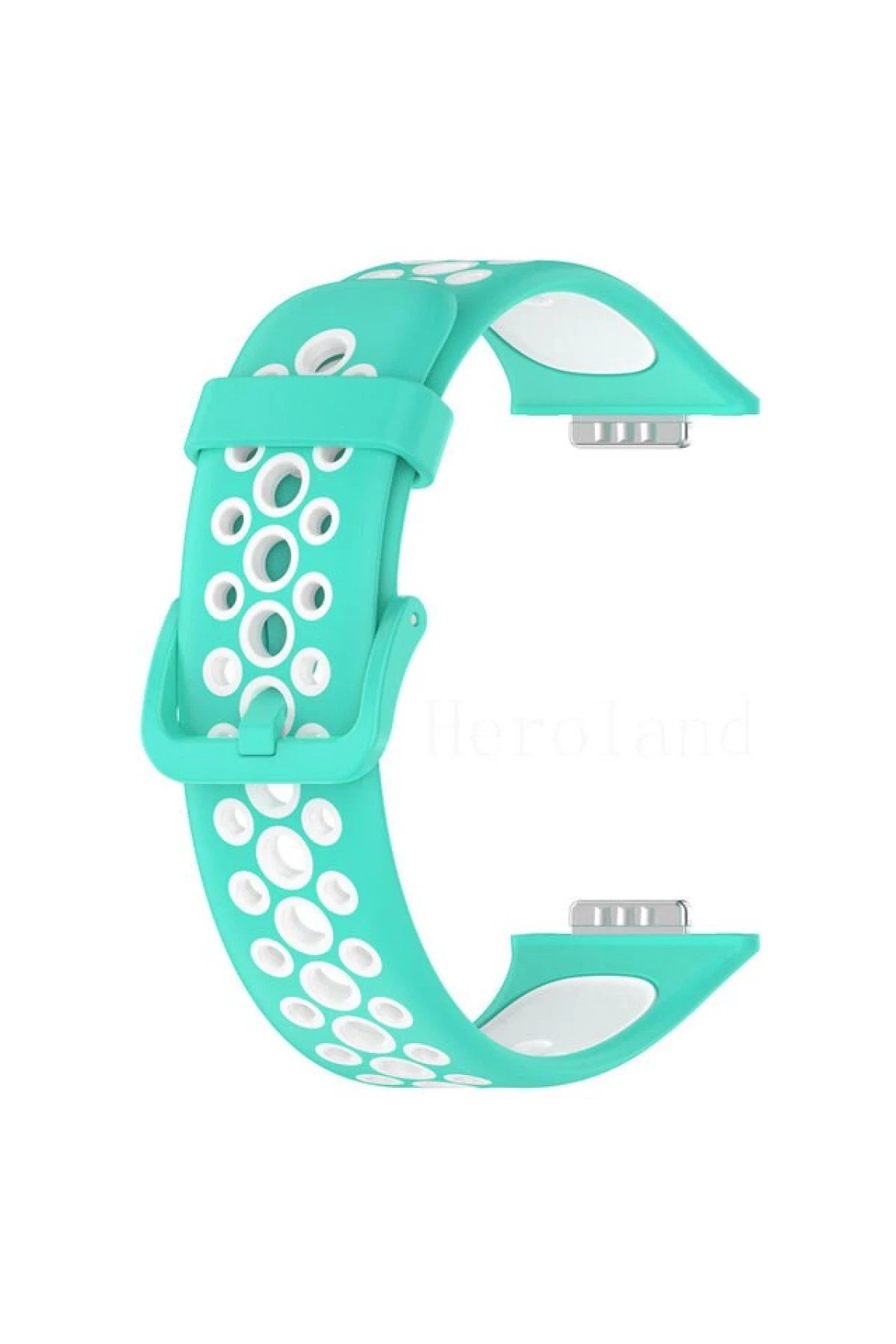 Newface Huawei Watch Fit 2 Spor Delikli Kordon uaz-Beyaz