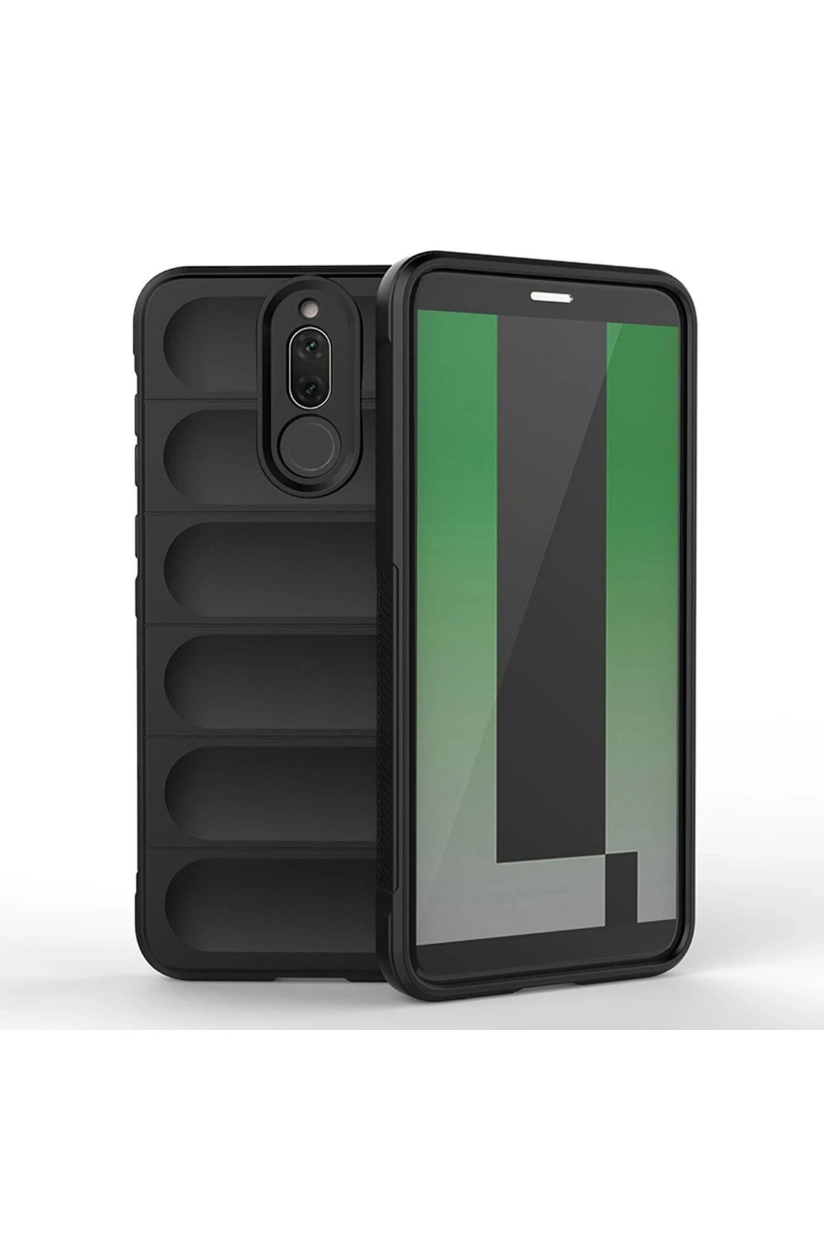 Newface Huawei Mate 10 Lite Kılıf Optimum Silikon - Siyah