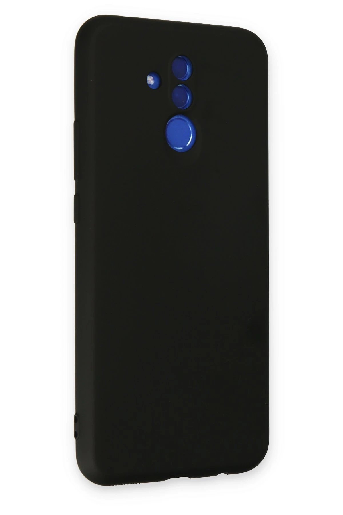 Newface Huawei Mate 20 Lite Kılıf Nano içi Kadife Silikon - Siyah