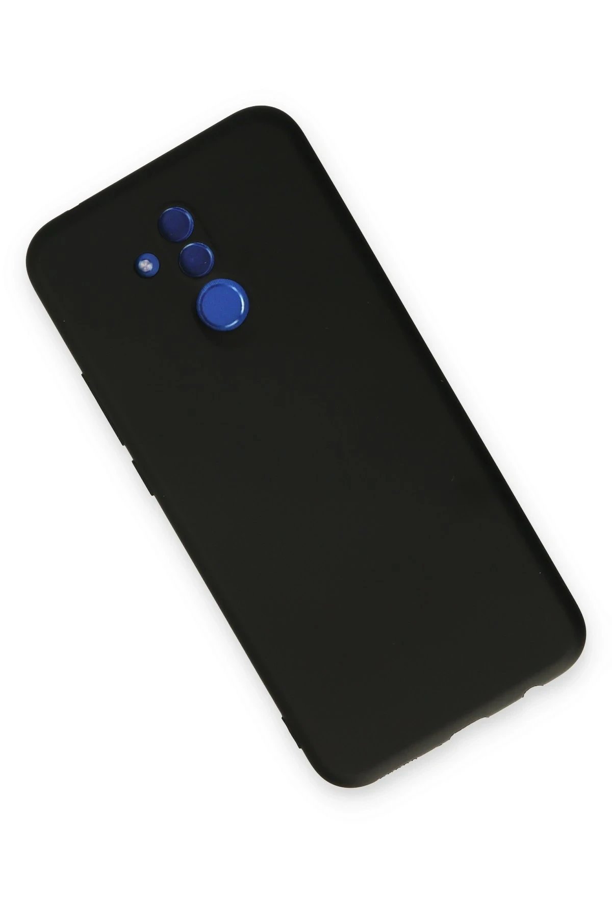 Newface Huawei Mate 20 Lite Kılıf Nano içi Kadife Silikon - Siyah