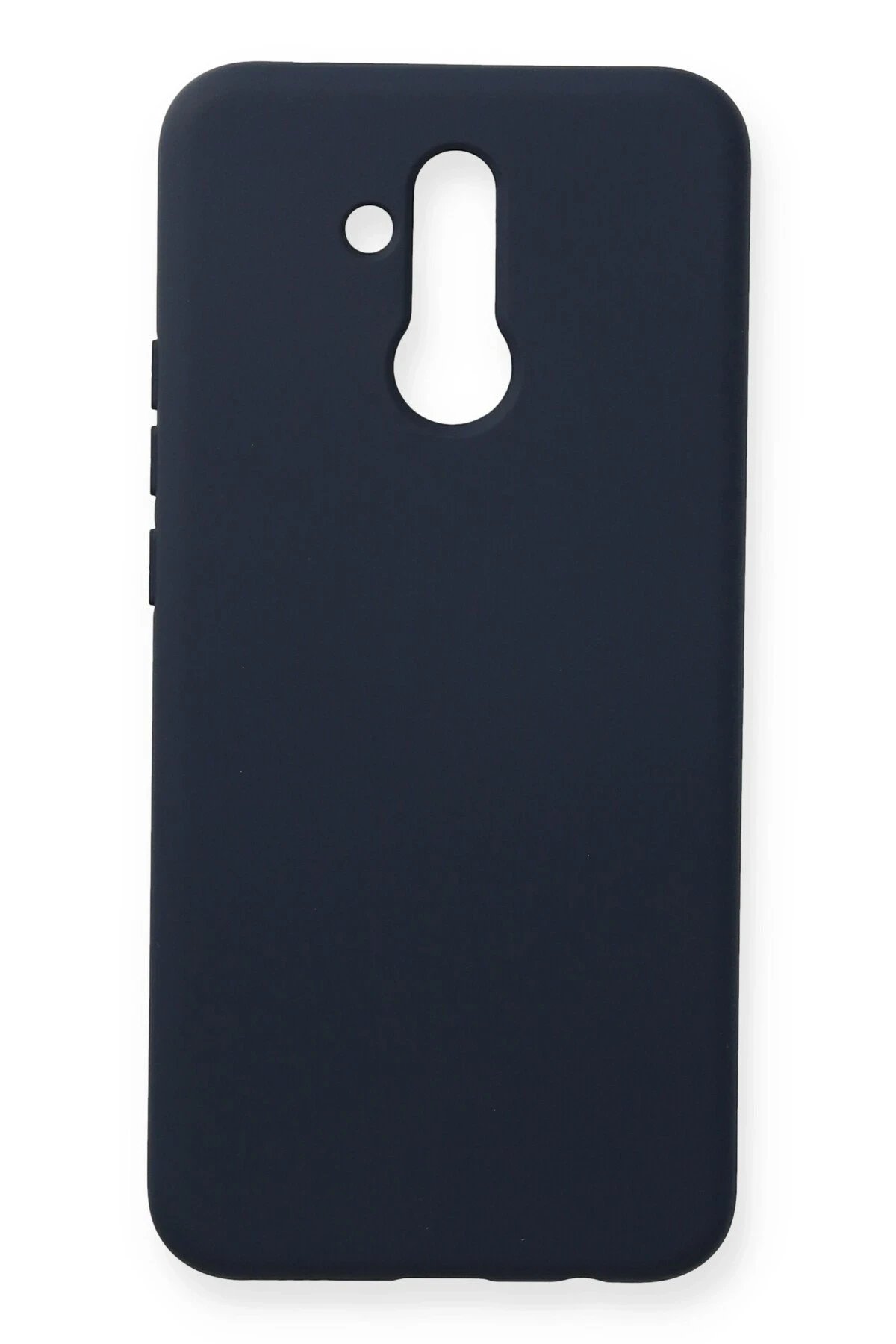 Newface Huawei Mate 20 Lite Kılıf Nano içi Kadife Silikon - Lacivert