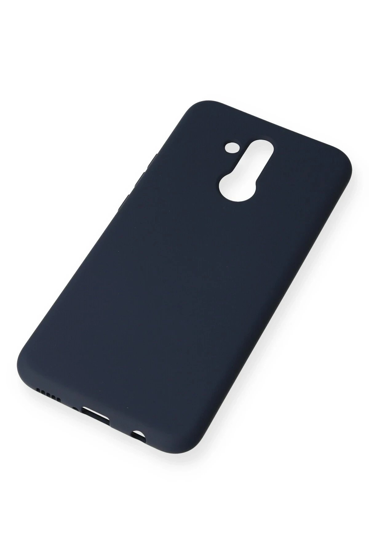 Newface Huawei Mate 20 Lite Kılıf Nano içi Kadife Silikon - Lacivert