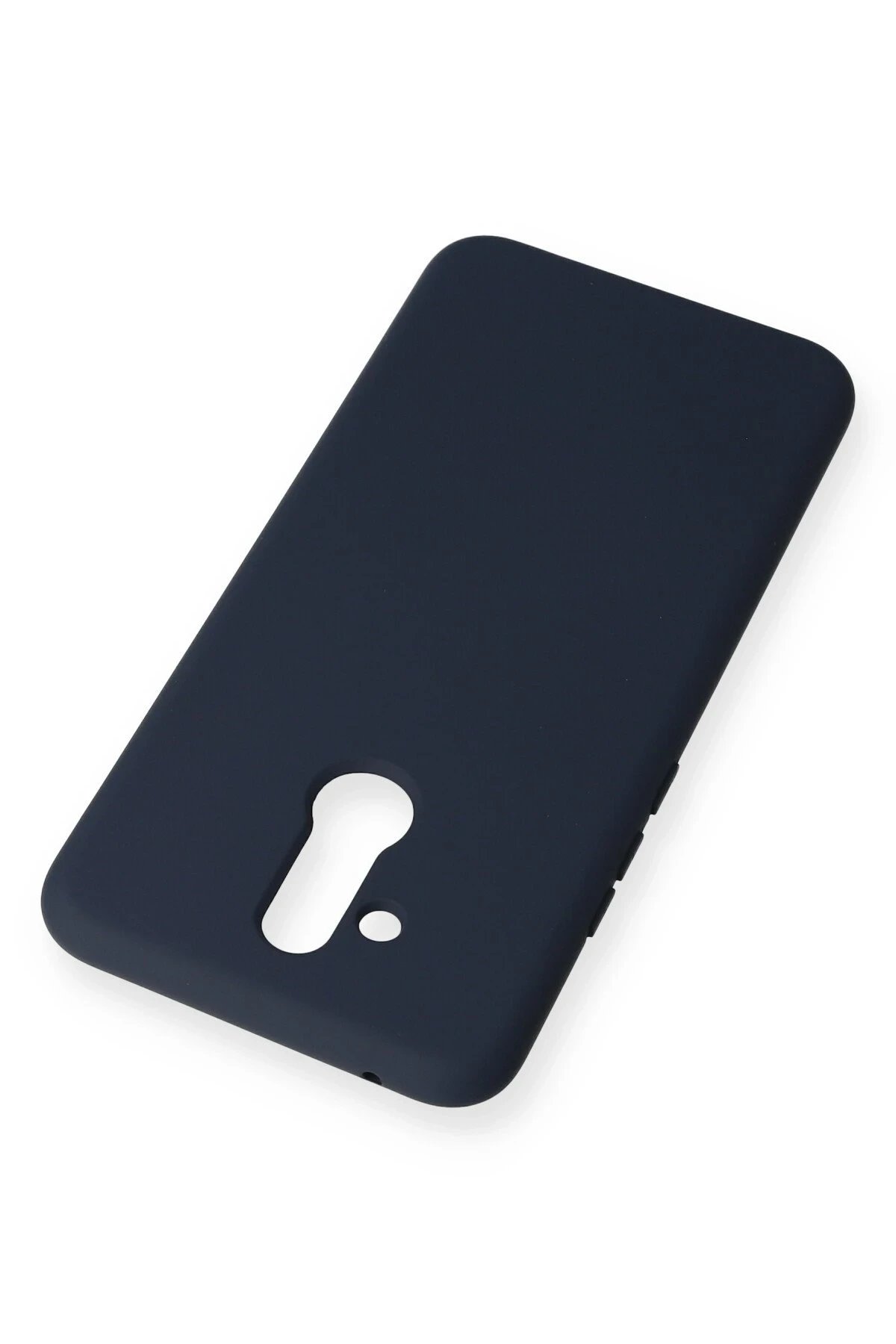 Newface Huawei Mate 20 Lite Kılıf Nano içi Kadife Silikon - Lacivert