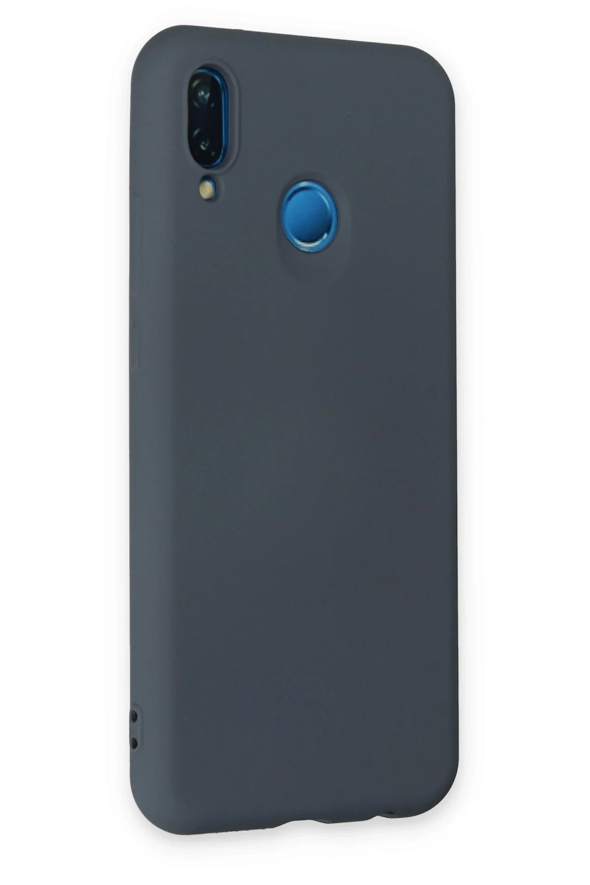 Newface Huawei P20 Lite Kılıf Nano içi Kadife Silikon - Gri