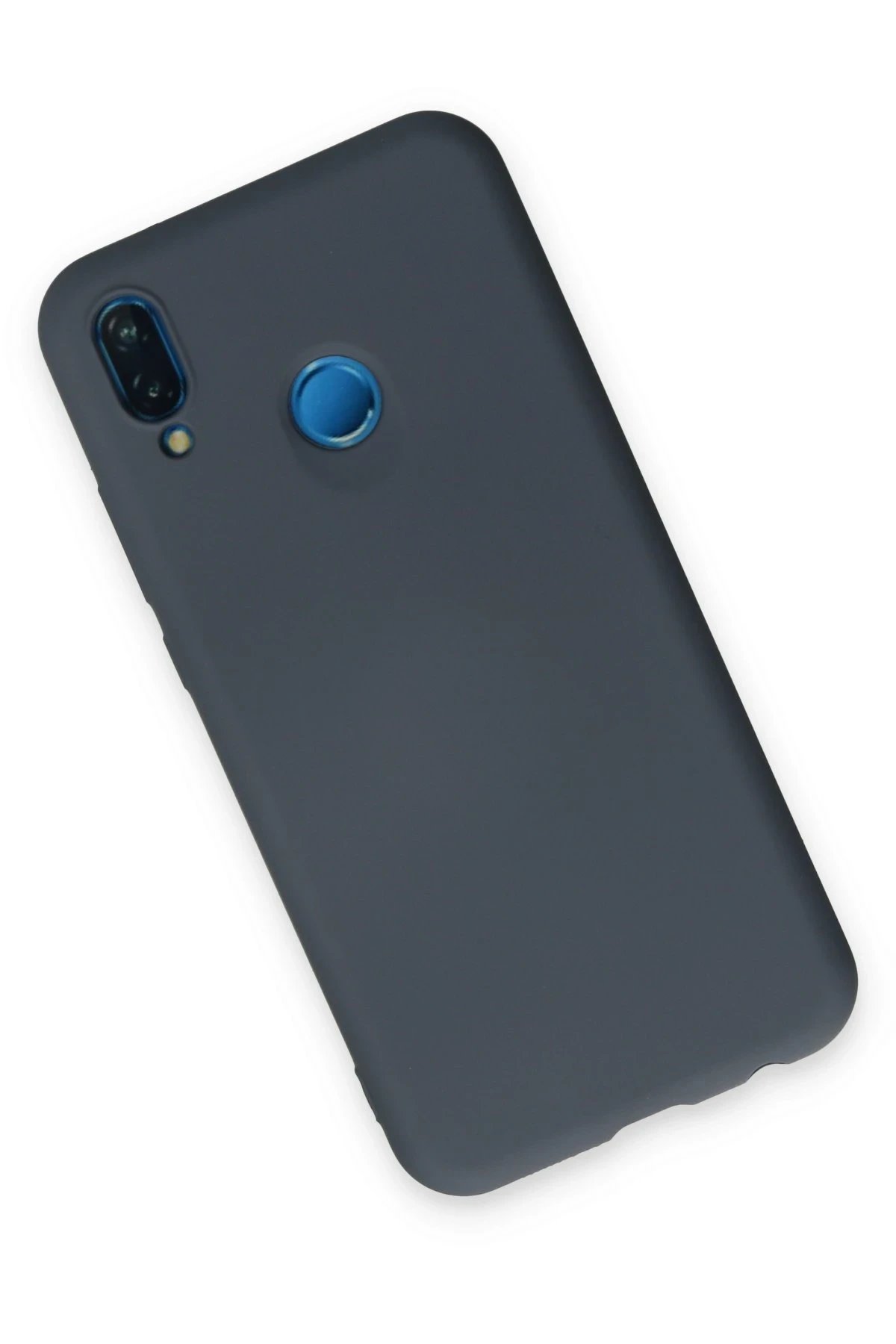 Newface Huawei P20 Lite Kılıf Nano içi Kadife Silikon - Gri